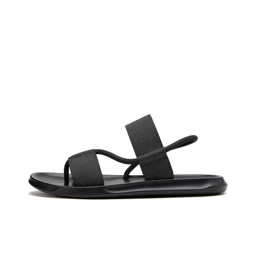 QIE Резиновая подошва устойчивая к запахам устойчивая к истиранию шлепанцы мужские черные