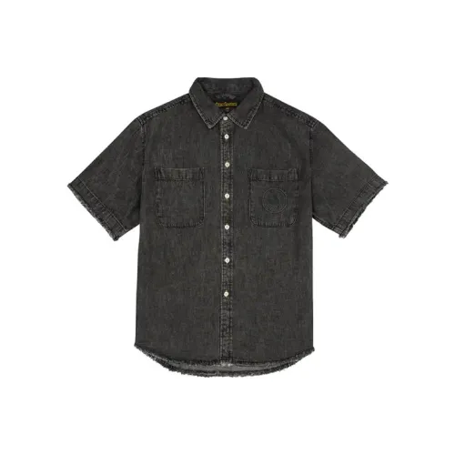 Drew House Smiley Collection Черные Унисекс Рубашки