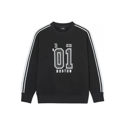 MLB Base Logo SS24 Boston Red Sox Толстовка Унисекс Черный