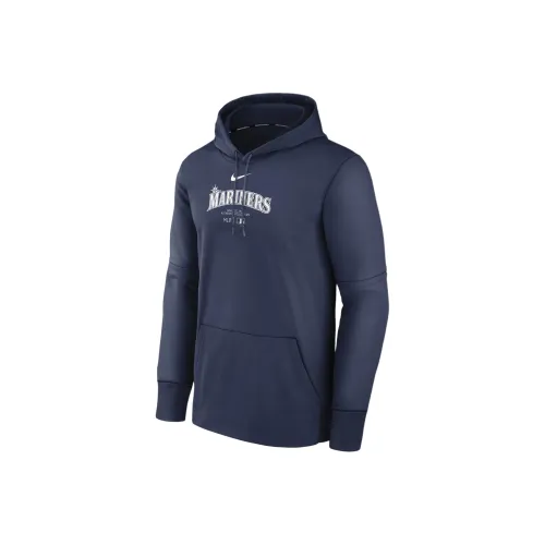 nike Seattle Mariners Аутентичная коллекция Practice Свитшот Seattle Mariners Мужской Морской синий