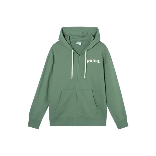 PUMA TEAM FZ Свитшот TR Свитшот Унисекс Light Зеленый Серый