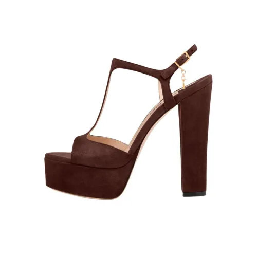 TF Angelina One Strap Sandals 10 см Женские Коричневый