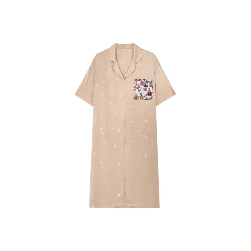 LEZIYUN Ночная сорочка Женская Абрикос