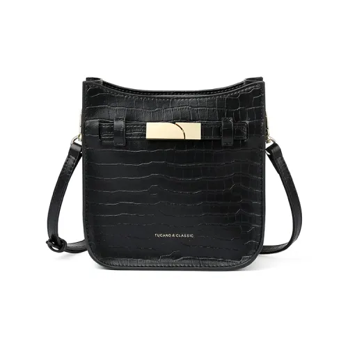 TUCANO ПУ (полиуретан) Сумка через плечо Стандартная Женская Классическая Черная
