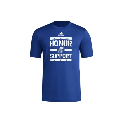 Adidas Sportswear FW24 M SS PREGAME T Рубашка Мужская Королевский синий Многоцветный