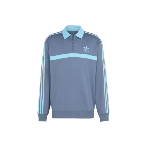 Adidas Originals Collared Толстовка Мужская Ink Синий