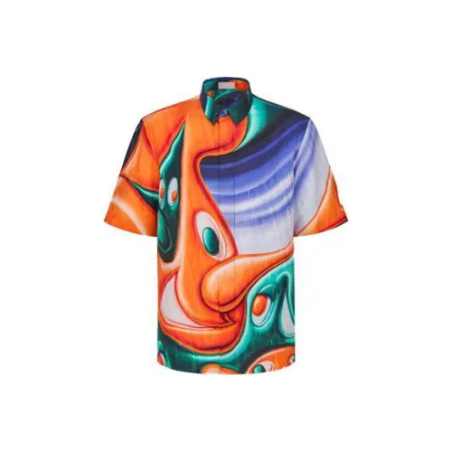 DIOR x Kenny Scharf Рубашка Мужская Многоцветная