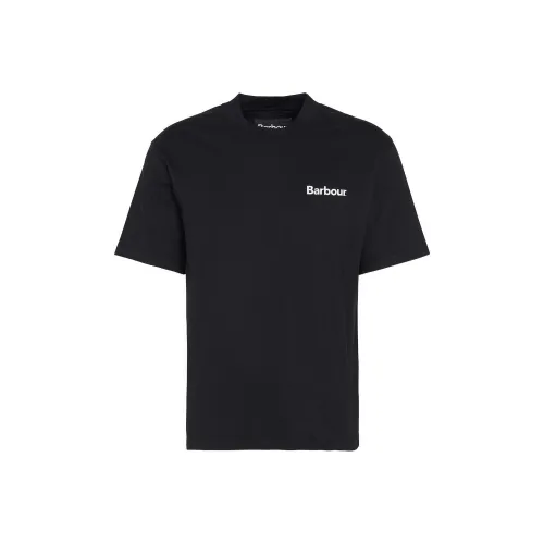 BARBOUR Мужские черные T-рубашки