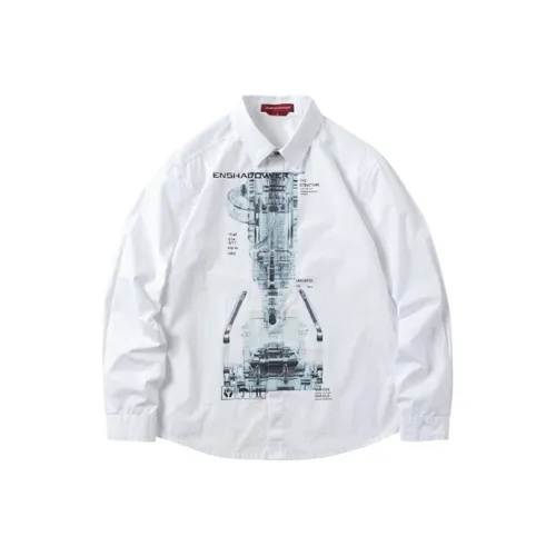 ENSHADOWER Белый Мужская Рубашка