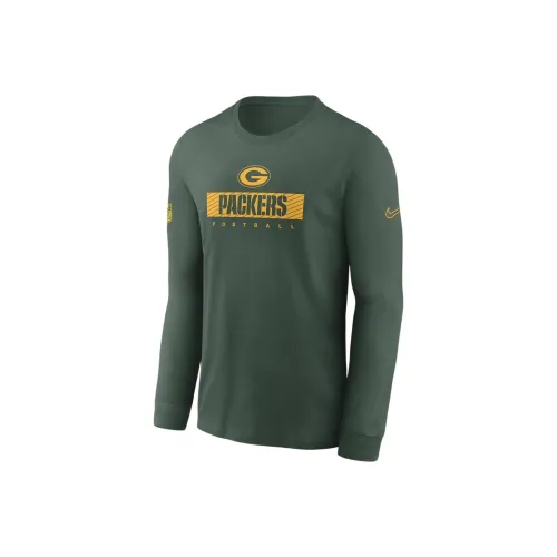 nike Зеленый Bay Packers Sideline Team Issue Толстовка Мужской Зеленый