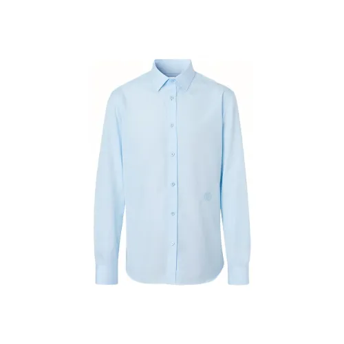 Burberry Рубашка Мужская Светло-Синяя