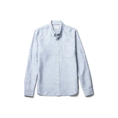 Timberland Рубашка Мужская Небесно-Голубая