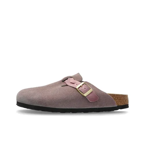 Биркенсток Бостон Домашние тапочки Женские Фиолетовый Узкая версия