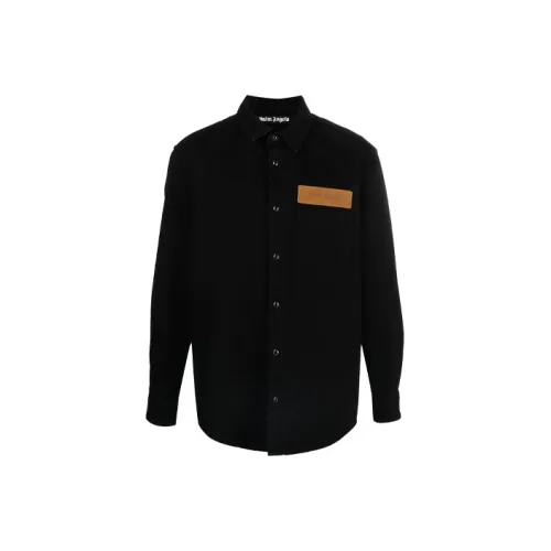 PALM ANGELS Мужские Черные Рубашки