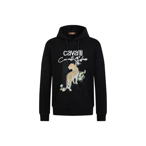 Cavalli Class Толстовка Мужской Черный