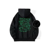 Флисовая подкладка, черного цвета