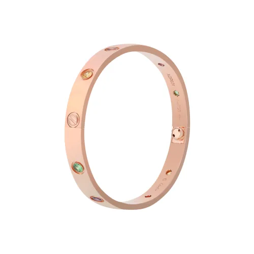Cartier LOVE Series 18K Розовое золото Браслеты Женские