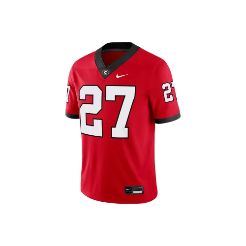 nike Dri Fit College Georgia Bulldogs T-Shirt Мужской Красный