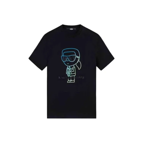 KARL LAGERFELD / Karl Lagerfeld Jeans Черные Мужские T-Рубашки