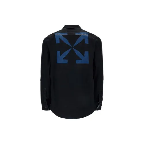 OFF Белый FW20 Рубашка Мужская Черная