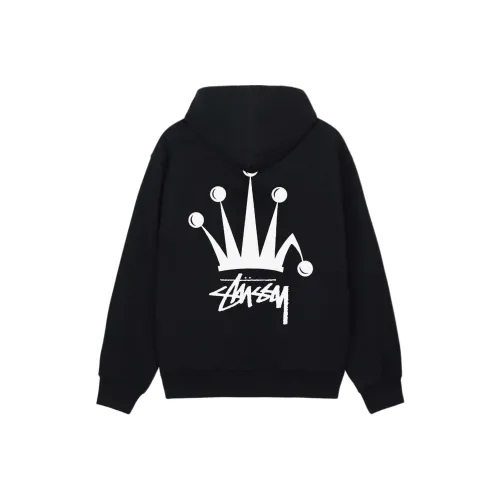 Stussy SS24 REGAL CROWN ZIP Hoodie Sweatshirt Unisex