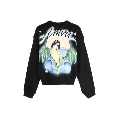 AMIRI Мужские черные свитшоты
