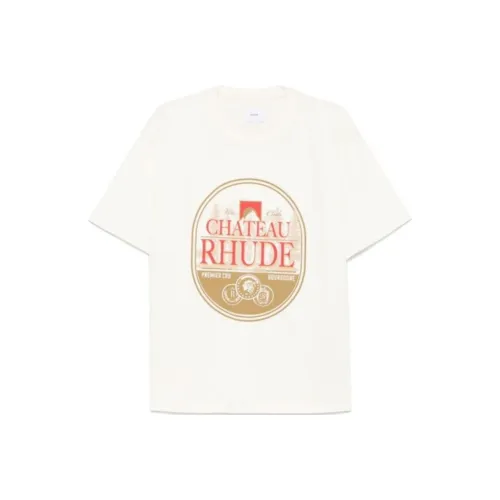 RHUDE Белая Мужская T-Рубашка