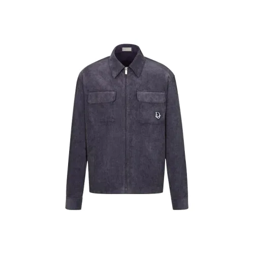 DIOR Фиолетовые Мужские Рубашки