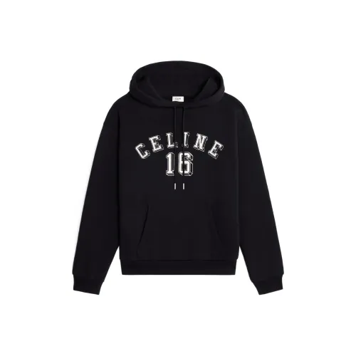 CELINE SS24 Свитшот Мужской Черный