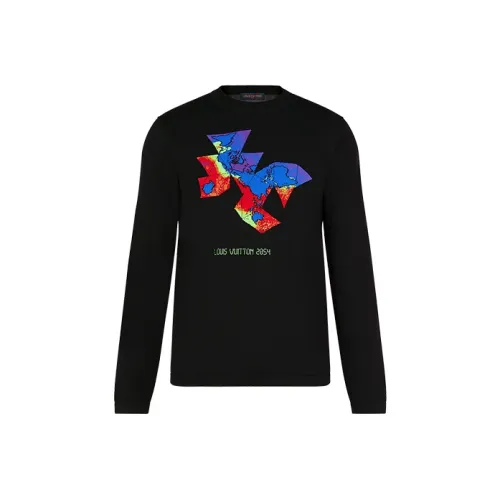 LOUIS VUITTON Новые ежеквартальные продукты LV Рубашка Мужская Черная