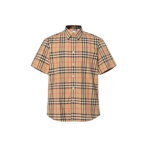 Burberry Архив Бежевый Мужские Рубашки