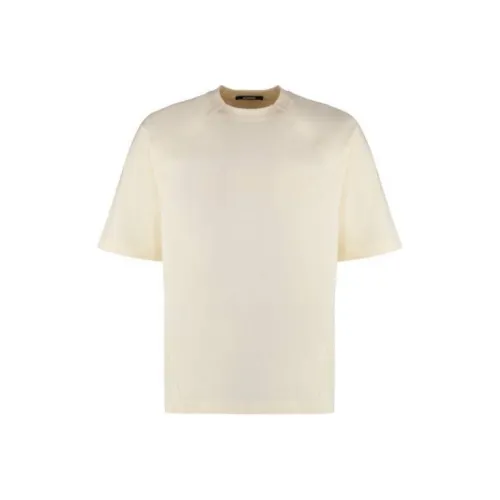 Jacquemus Бежевые Мужские T-рубашки