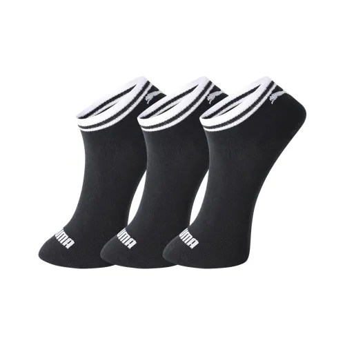 PUMA Низкие носки унисекс 3 упаковки черный