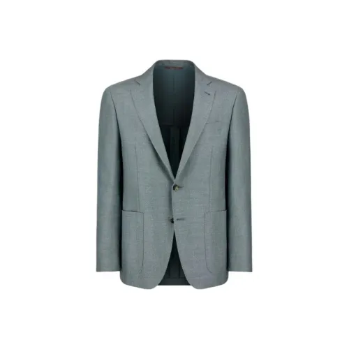 Canali Куртки и Пальто Мужской Зеленый