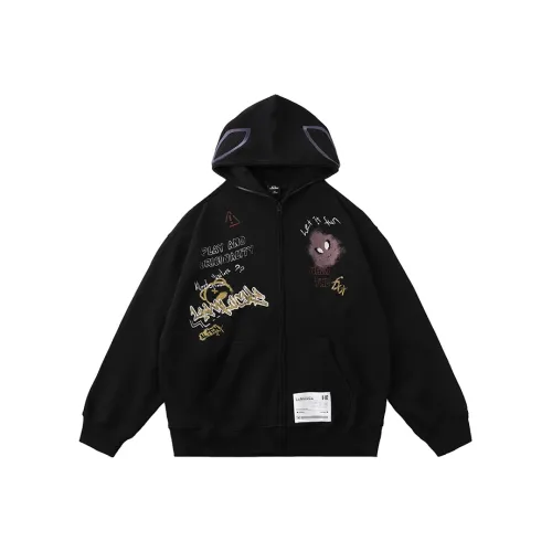 LAMLICKA Мультяшный свитшот унисекс черный