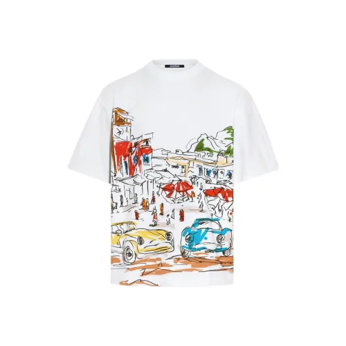 Jacquemus Белый/Белый Мужские T-рубашки