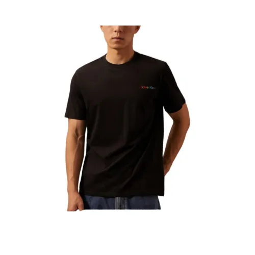 Calvin Klein Rainbow Series T-Shirt Унисекс Космический Черный