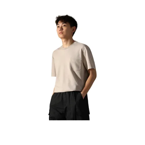 hacikis Серый Мужской T-Рубашки