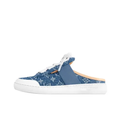 LOUIS VUITTON Lous Домашние тапочки Женские Синие