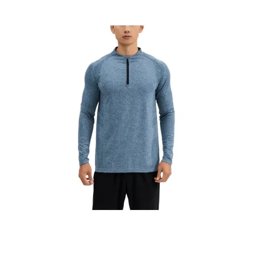 DECATHLON T-рубашка мужская чернильно-синий снег