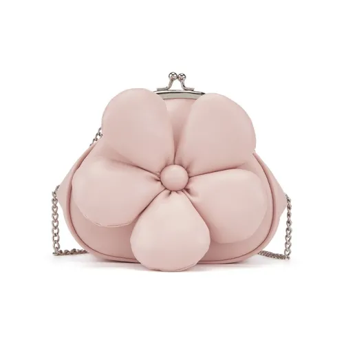 ELLE Сумка через плечо из синтетической кожи женская розовая белая