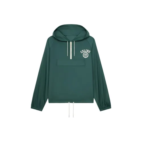 CELINE SS25 Куртки и Пальто Мужской Темно-зеленый