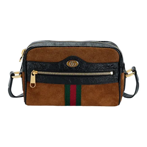 GUCCI Лакированная кожа обметка замша сумка Camera сумка через плечо мини женская