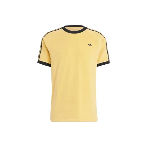 Adidas Originals 70S FW24 T Рубашка Мужская Желтая Черная