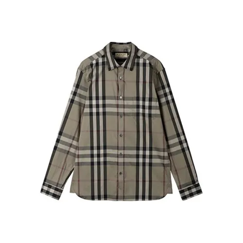 Burberry Рубашка Весенне-летняя Мужская Pebble