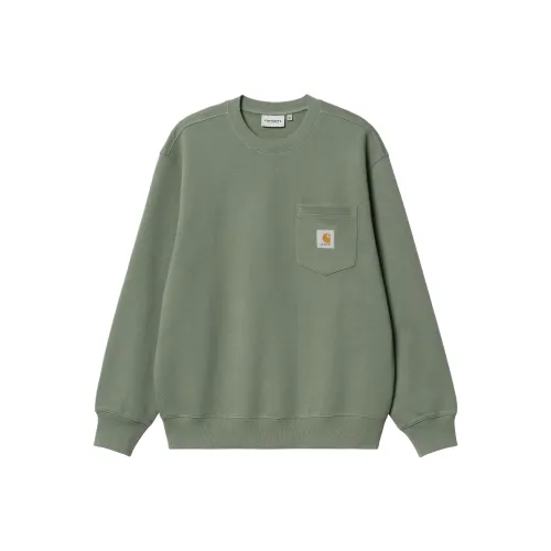 Carhartt WIP SS24 Карман Толстовка Мужская Трава Зеленая