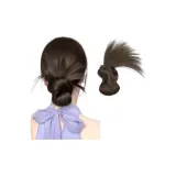 Элегантность Низкий пучок [Холодный коричневый] Одноперный