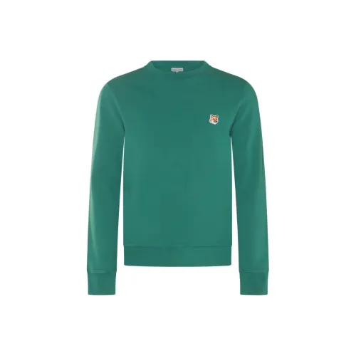 Maison Kitsune Свитшот Мужской Зеленый