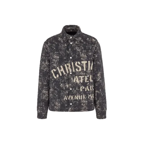 DIOR Quarterly New Products Серые Мужские Рубашки