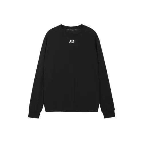 Rest Recreation Логотип OVERSIZED Длинный рукав Т-рубашка Т-рубашка Унисекс Черный